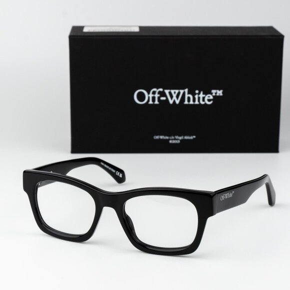 Off-White STYLE 78 Eyeglasses Black Square OERJ078 STYLE 78 1000 NEW AUTHENTIC - Picture 1 of 10
